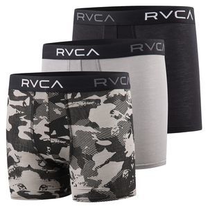 NEW RVCA Boys Underwear 3 Pack Boxer Briefs for Boys 6-18 Durable Modal Stretch